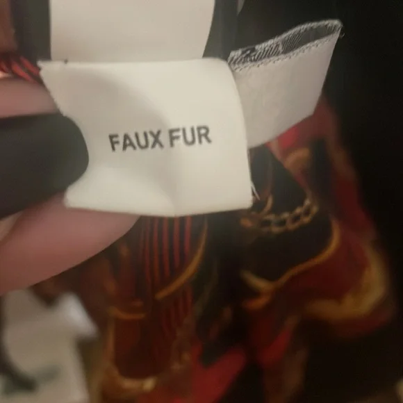 Rocawear black coat with leather detail M - Picture 7 of 12